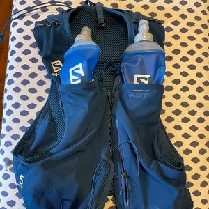 Salomon ADV Skin 5, small, VERY USED w/2 bottles